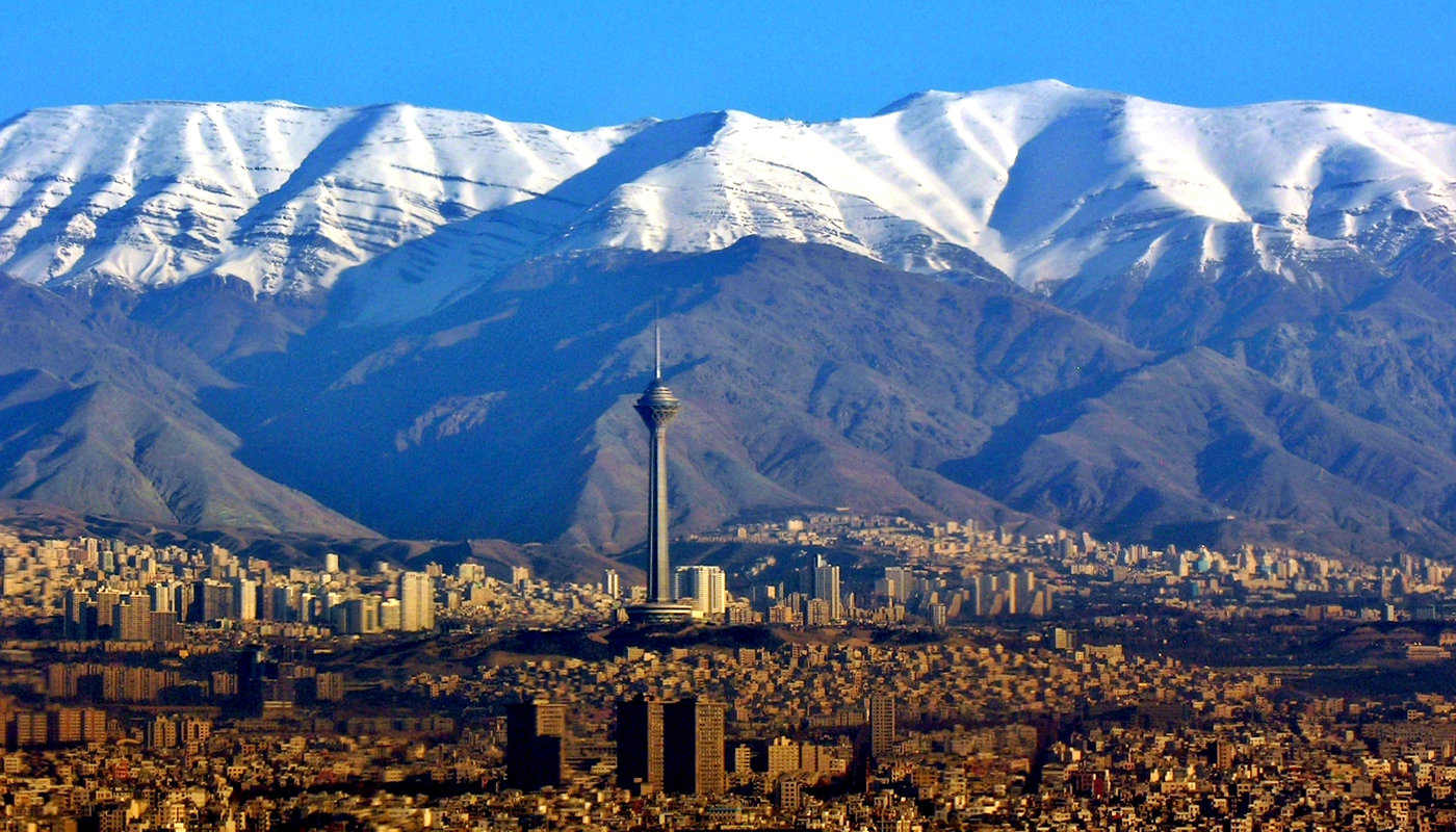 Mount Tochal from Tehran