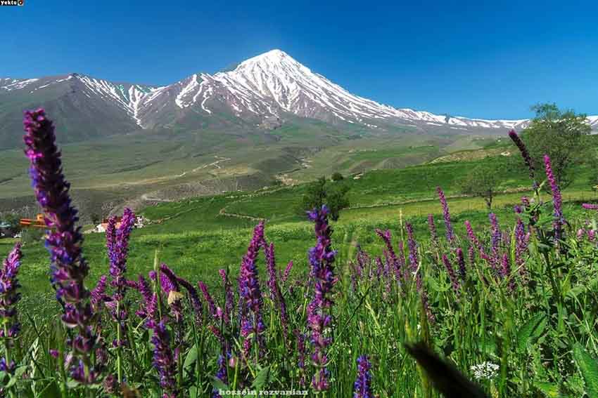 Damavand North East view from Nandal Village