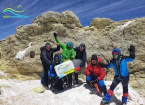 Damavand Trek- On the Summit- 5610 m
